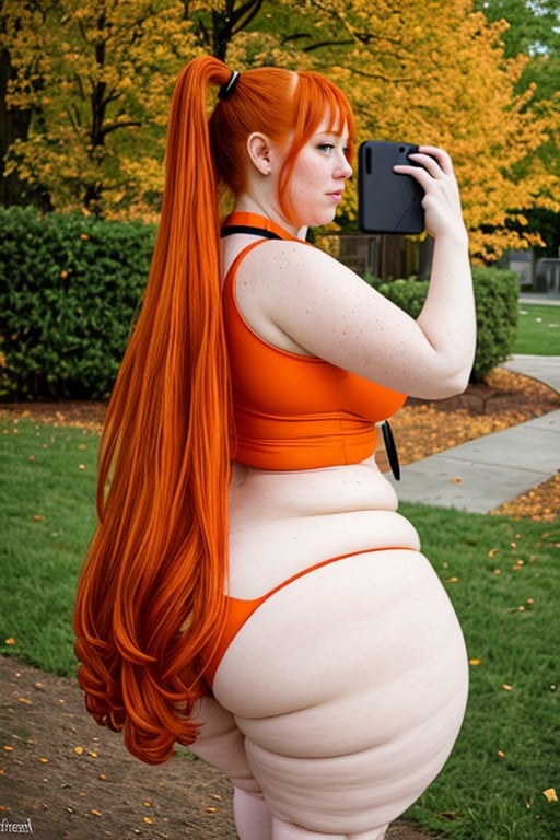 Round Hips, Gordo, Cosplay Pornografia de IA