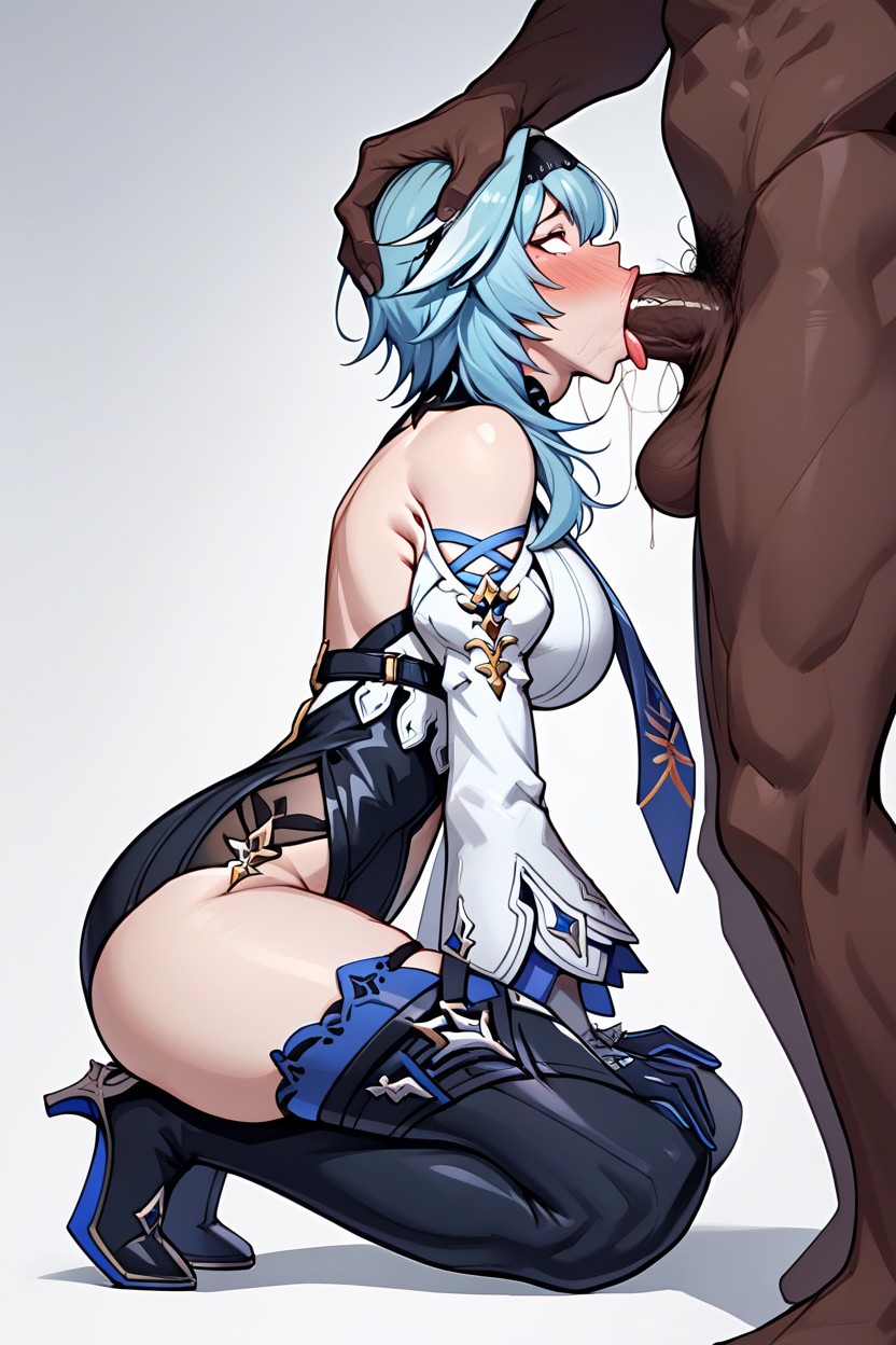 Eula From Genshin Impact Massive Cock, Deepthroat Gagging Massive Cock, Cock Down Throat ニューハーフAIポルノ