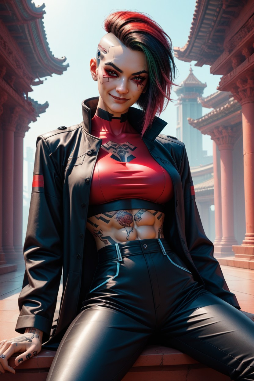 小乳, Tattoos, Shirt Upto Hip AI黃片