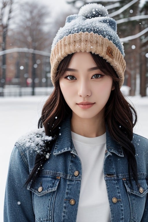 Casual, K-pop Idol, Snowing AI Porn