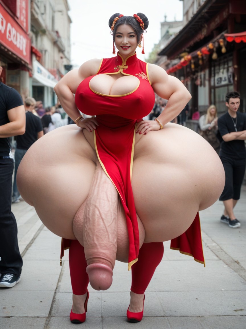 Hyper Girth Futa Cock, Futa Vs Male, Extreme Hyper Massive Butt AI Porn
