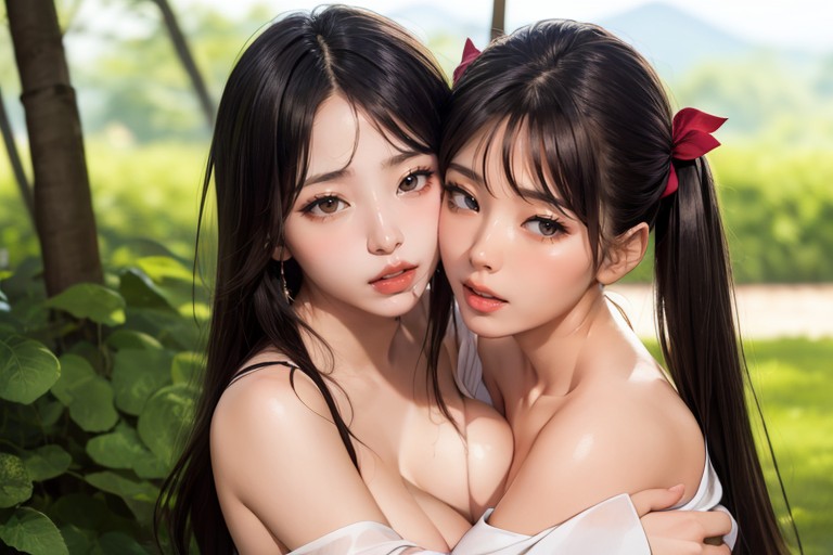Open Mouth, Harem, Cum In Mouth AI Porn
