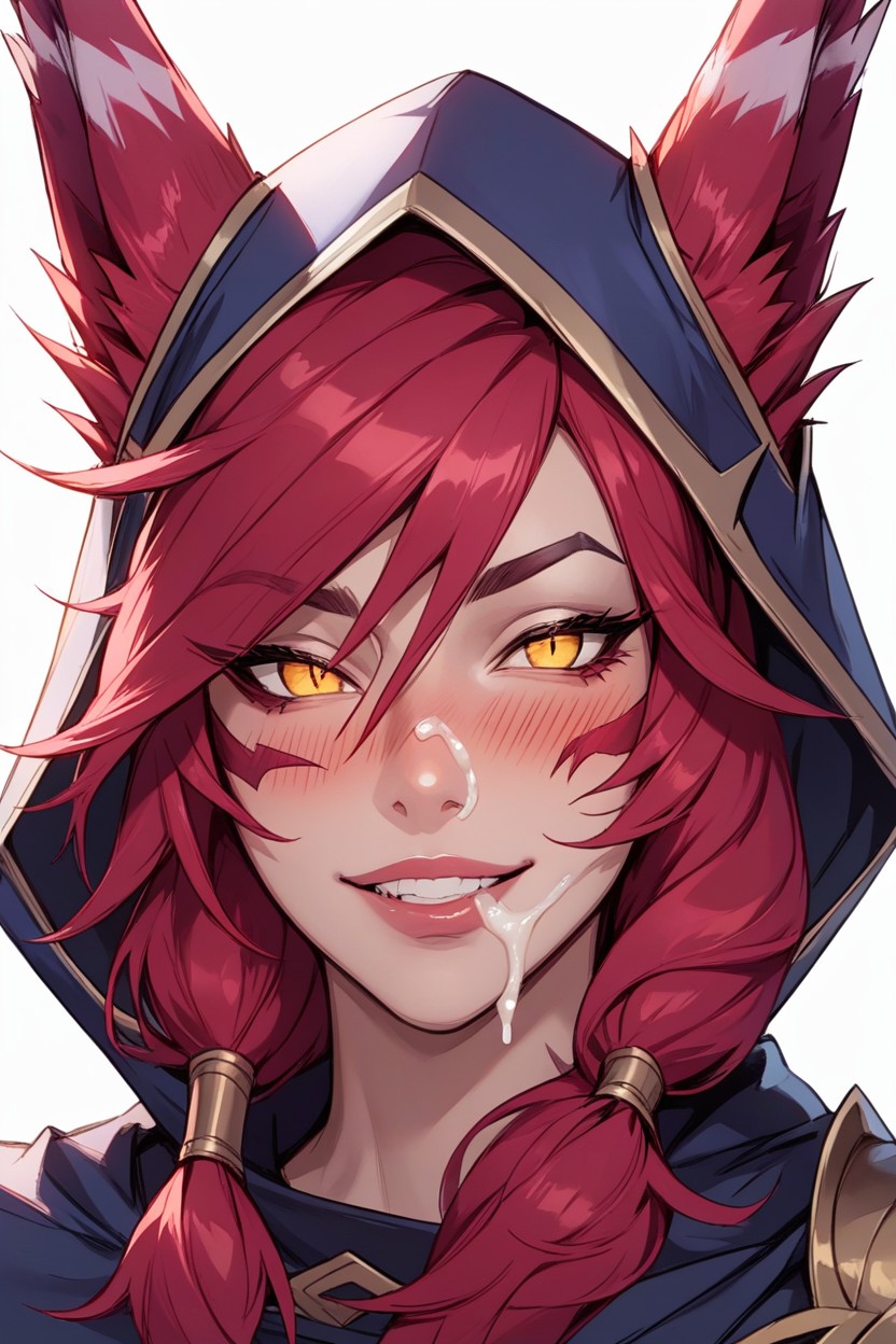 Xayah League Of Legends, 半身照, 发骚AI黄漫