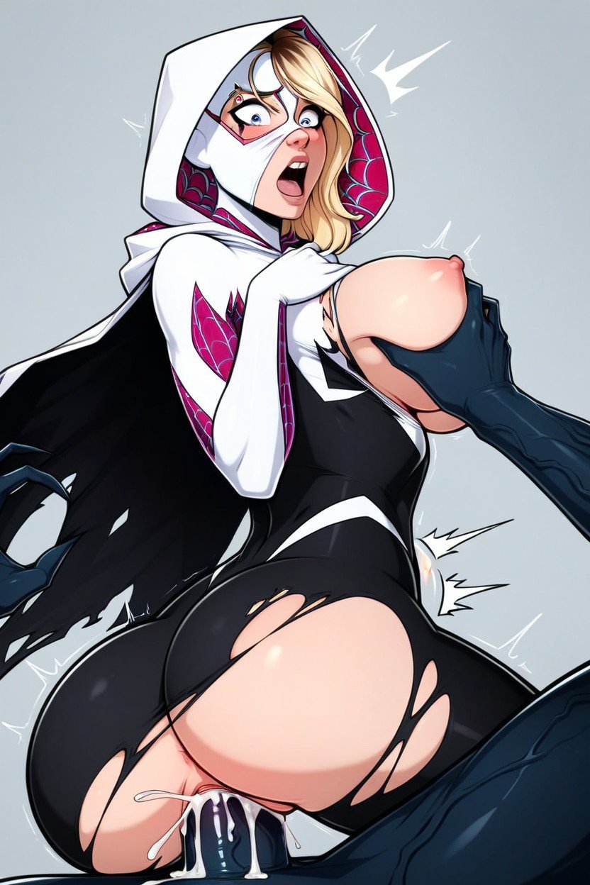 Gozada, Venom Fucking Spider Gwen, Blacked Shirt Pornografia de IA