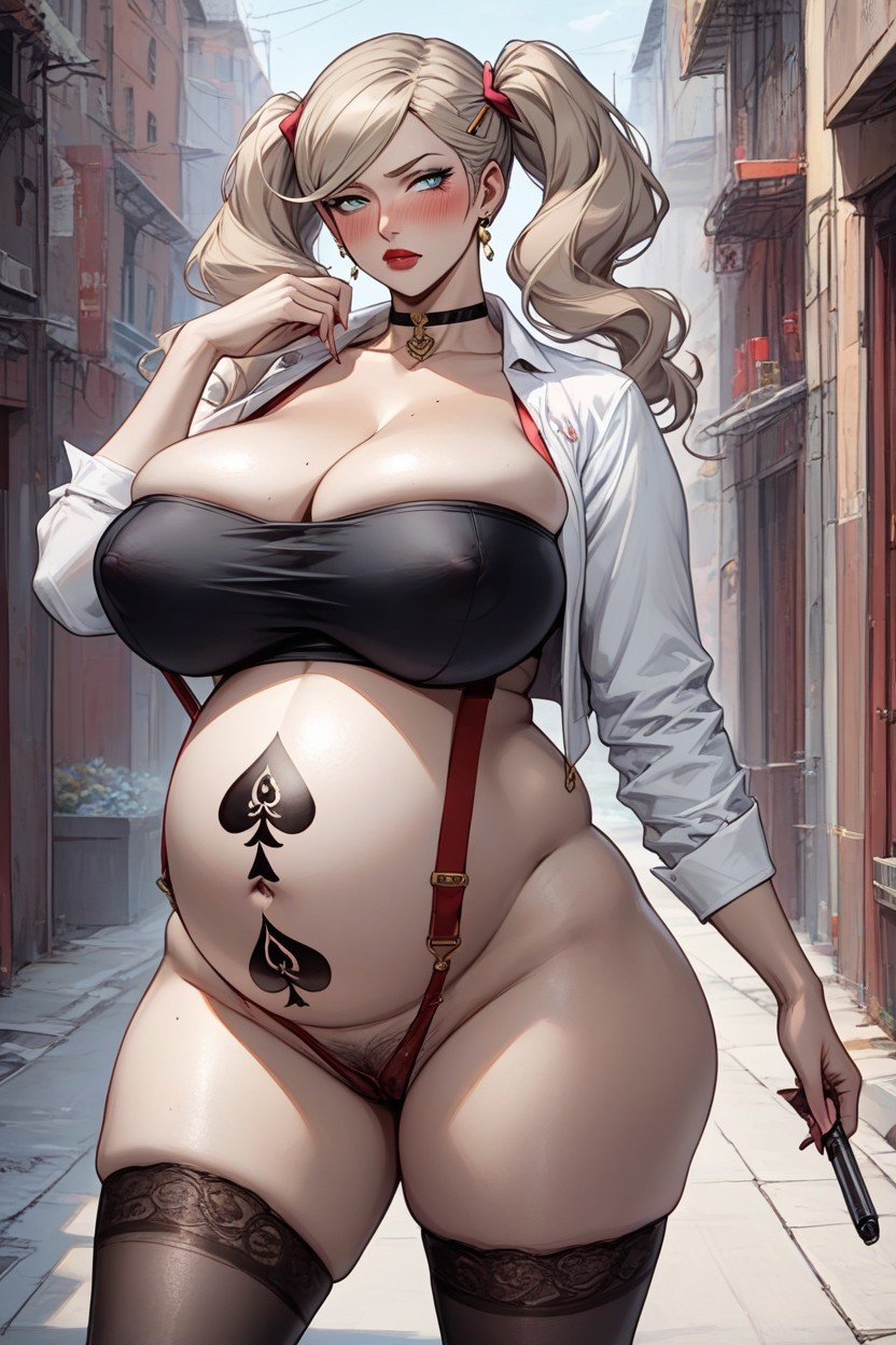 退屈している, Extremely Voluptuous Body, Ann TakamakiAIポルノ