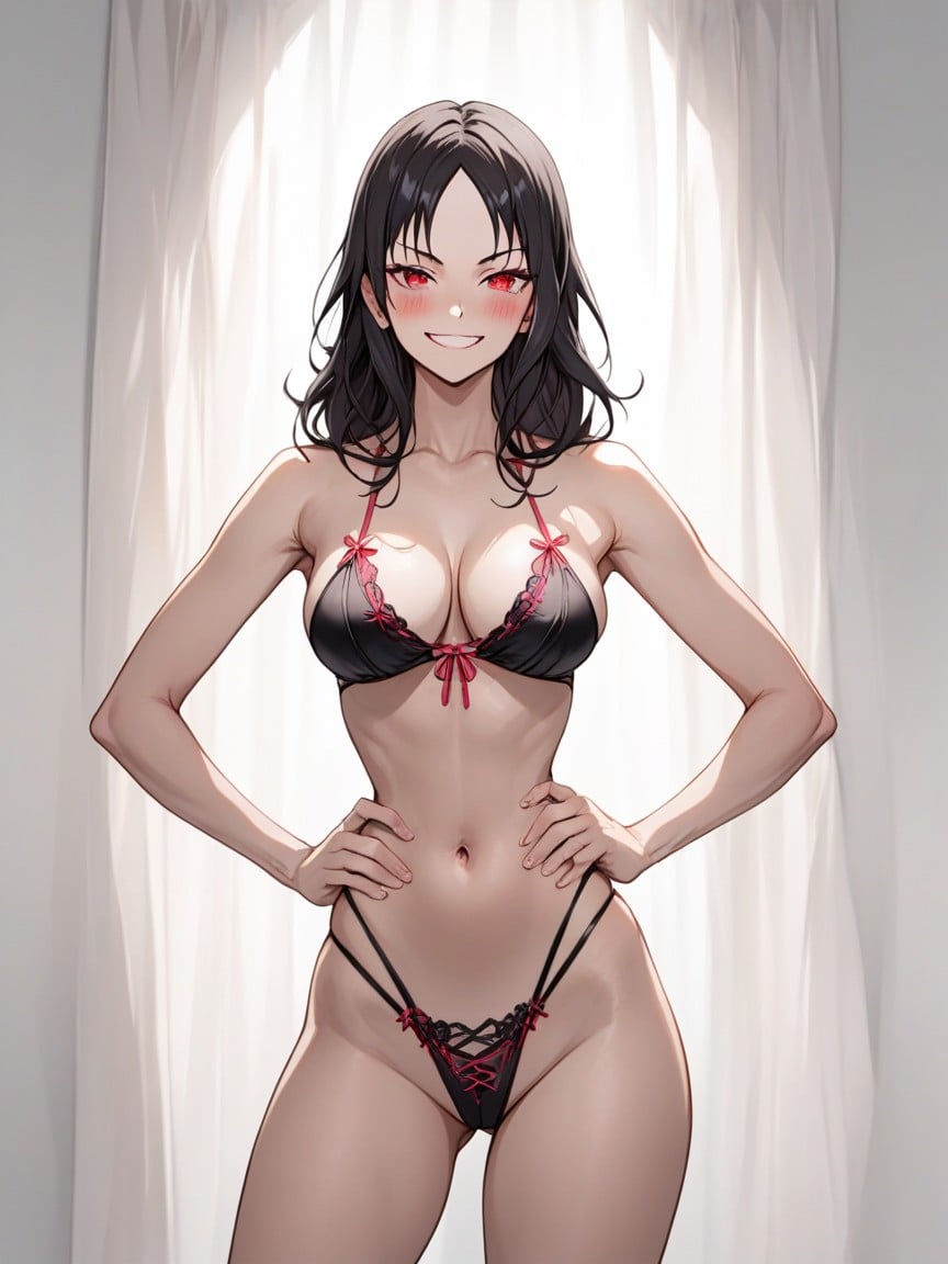 Laced Underwear, Perfect Body, 小さな胸ファーリーAIポルノ