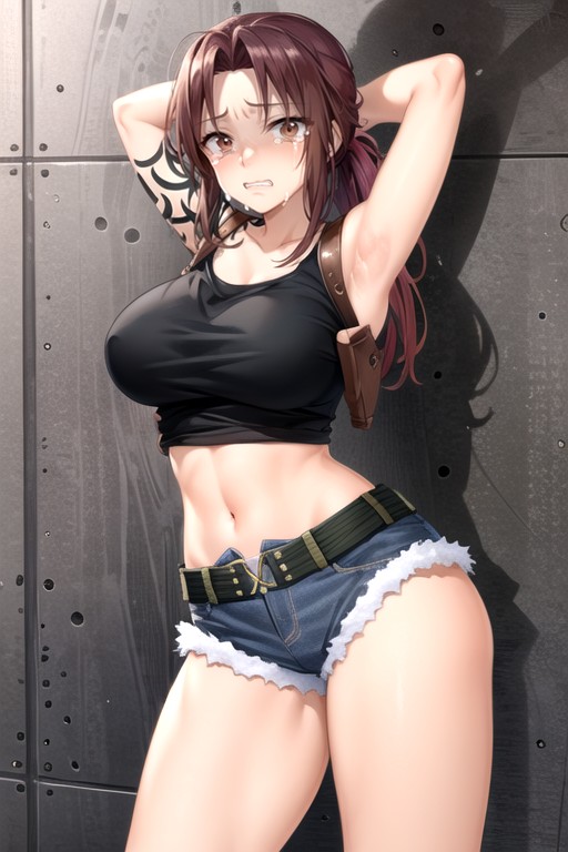 Revy (black Lagoon), Temeroso, Brazos ArribaPorno AI