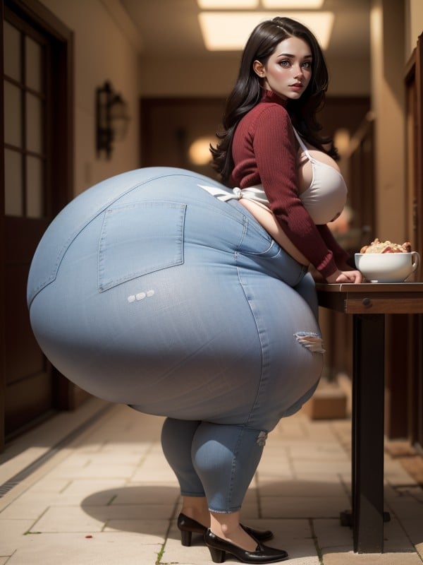 毛衣, Weight Gain, 站立AI黃片