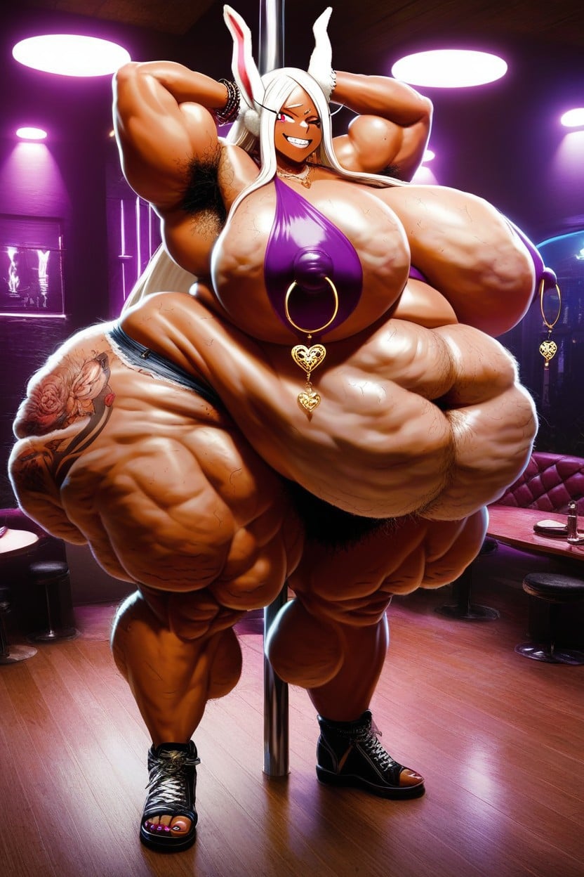 Extremely Fat, Cellulite Legs Breast Expansion, Growing Out Of Control Shemale AI Porn
