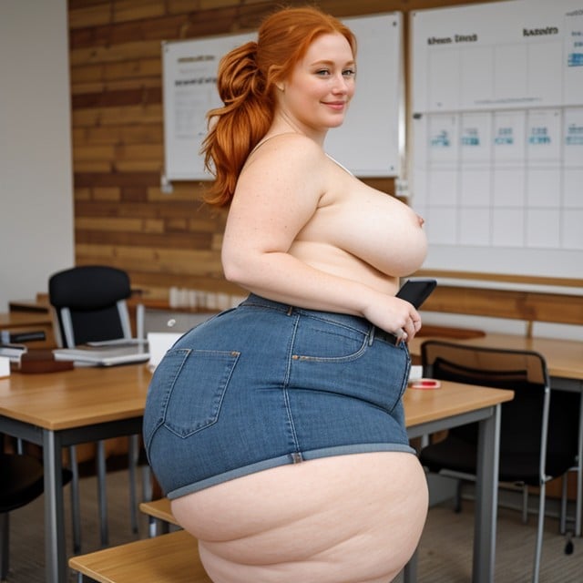 Woman, Fupa Hang, Thick FupaニューハーフAIポルノ