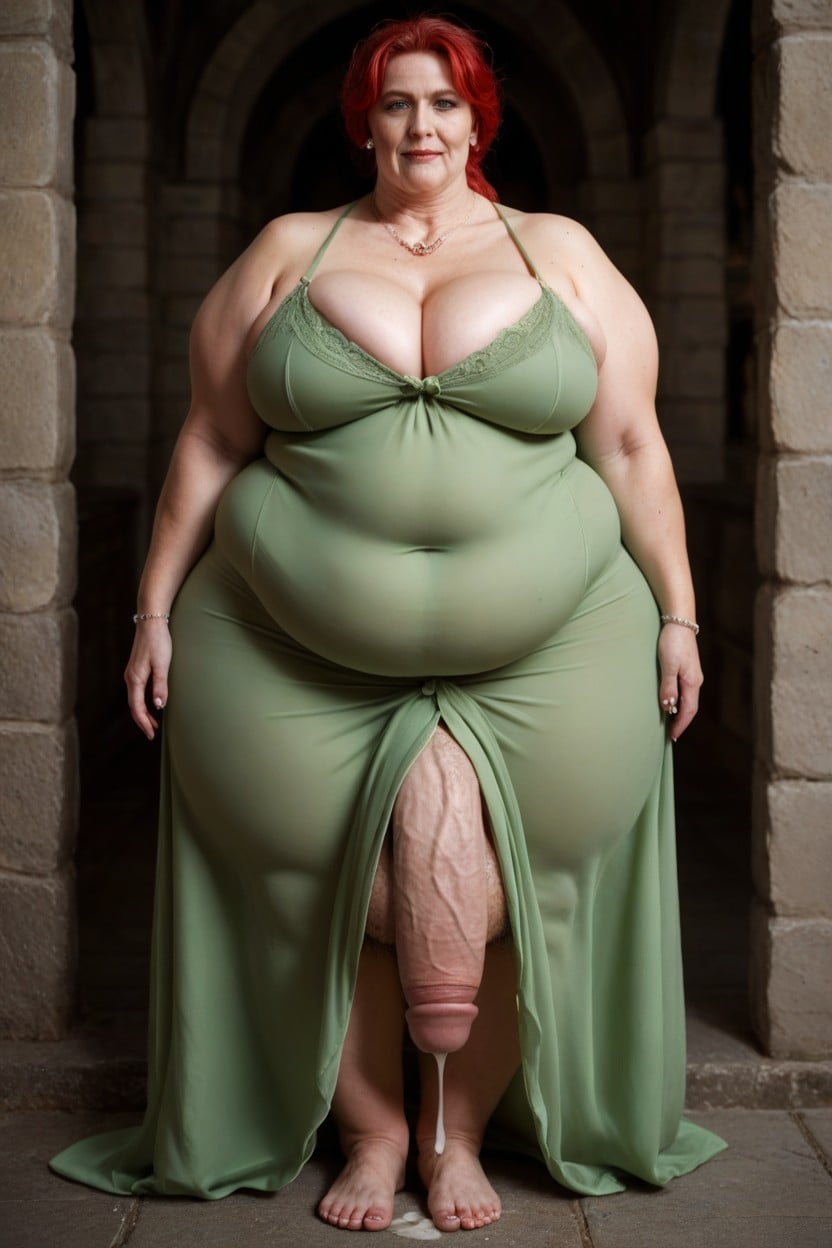 Fat Belly Thats Hangs, Gilf Futanari, Saggy Tits Shemale AI Porn