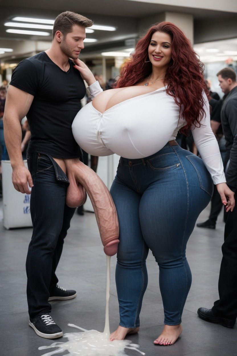 Huge Brazilian Butt Lift, Giant Bbl, Gigantically Tall Woman Pornografia de IA