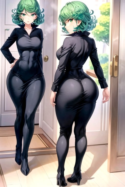 Large Ass, Tatsumaki (one Punch Man), Full Body Shemale AI Porn