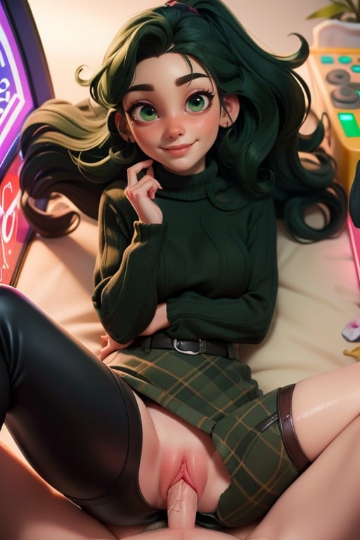 Rounded Breast, 3d (cartoon), Vanellope Von Schweetz From Wreck It Ralph AI Porn