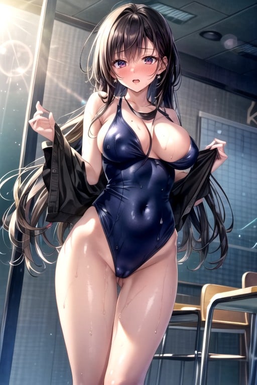 Japonés, Black Hair, DesnudaPorno AI Hentai