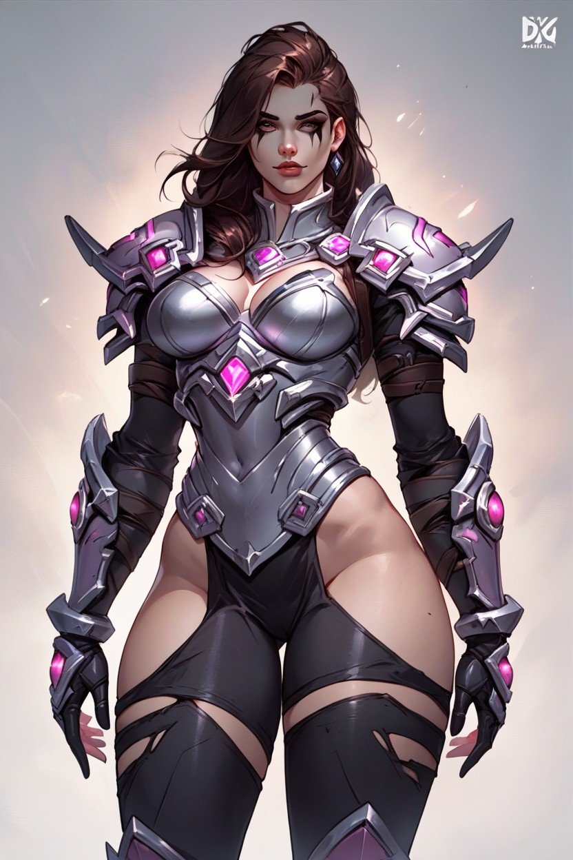 More Armor, Large Breast, With Bunny Logo AI Porn