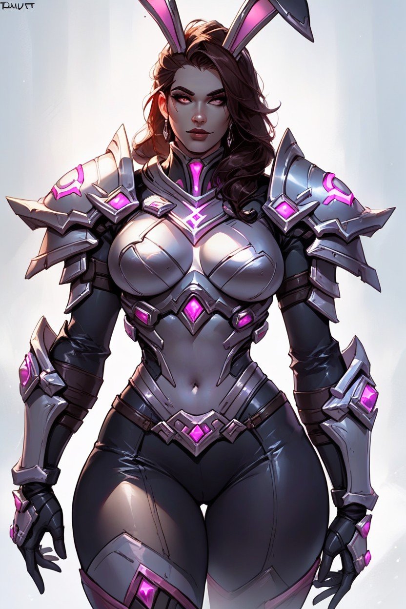 More Armor, World Of Warcraft Style Armor, Black Under Clothes Hentai IA pornografia