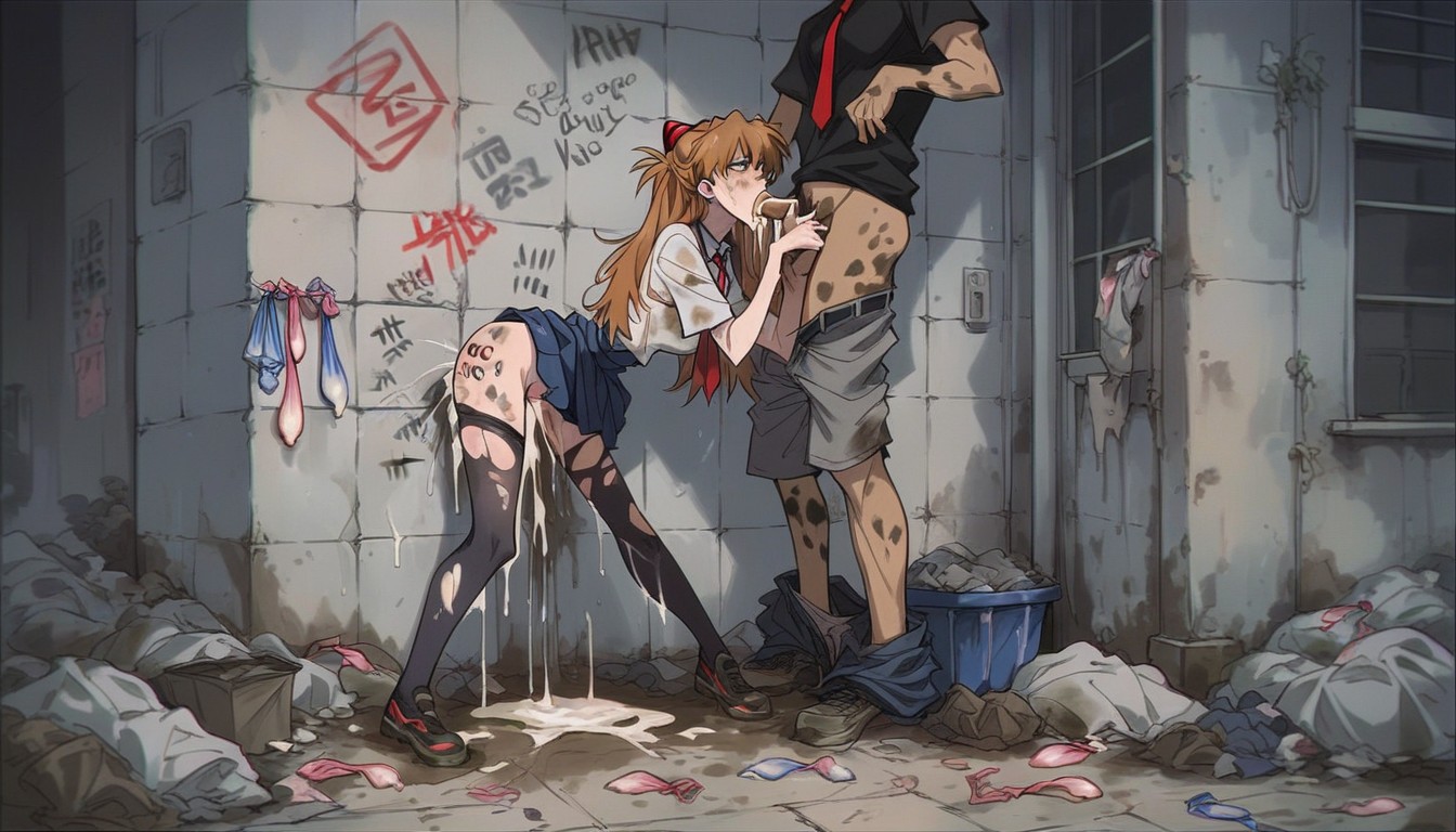 Trash Container, Add Detail, Cyberpunk City Hentai AI Porn