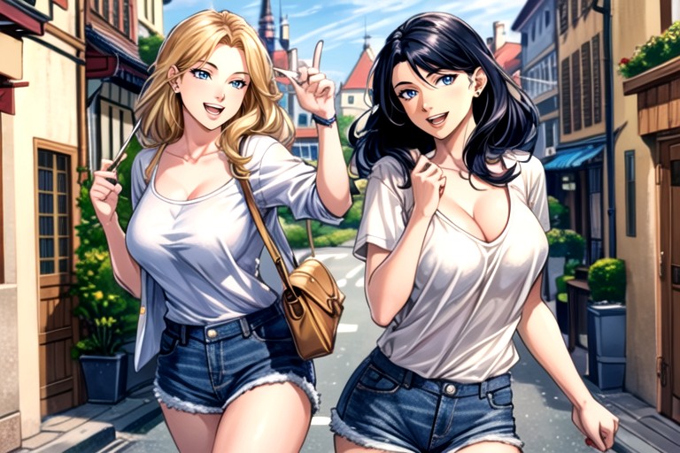 European Village, 30+, Comic AI Porn