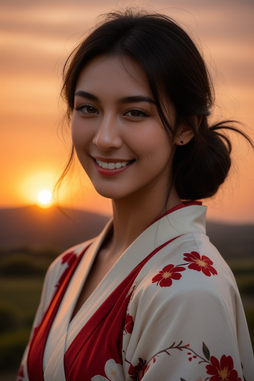 And Cinematic Lighting Create A Striking, Kimono, With Bokeh Effects Enhancing The Dreamy Mood Photorealistic Textures Furry AI Porn