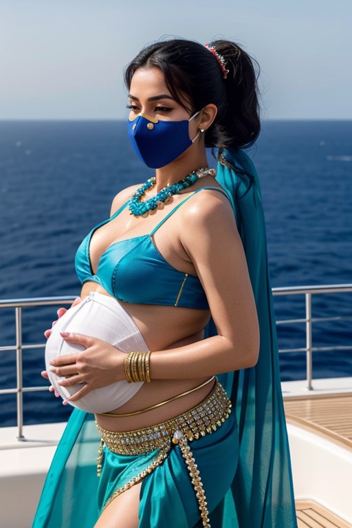 Evening Ball Mask, Belly Dancer, Yacht Shemale AI Porn