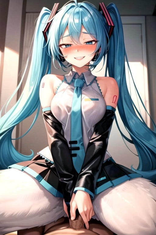 Baiser De Nichon (première Personne), Hatsune Miku, EspièglePorno IA transsexuelle