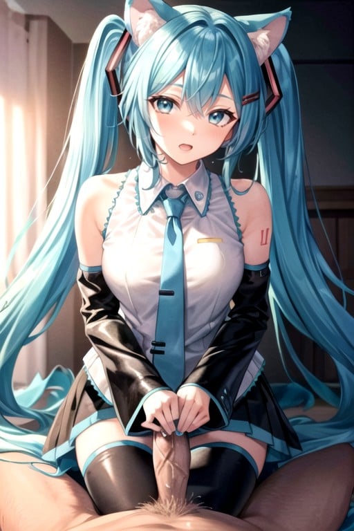 Tit Fuck (pov), Hatsune Miku Shemale AI Porn