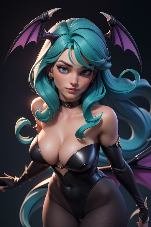 Noon, Morrigan Aensland, 3d (cartoon) AI Porn