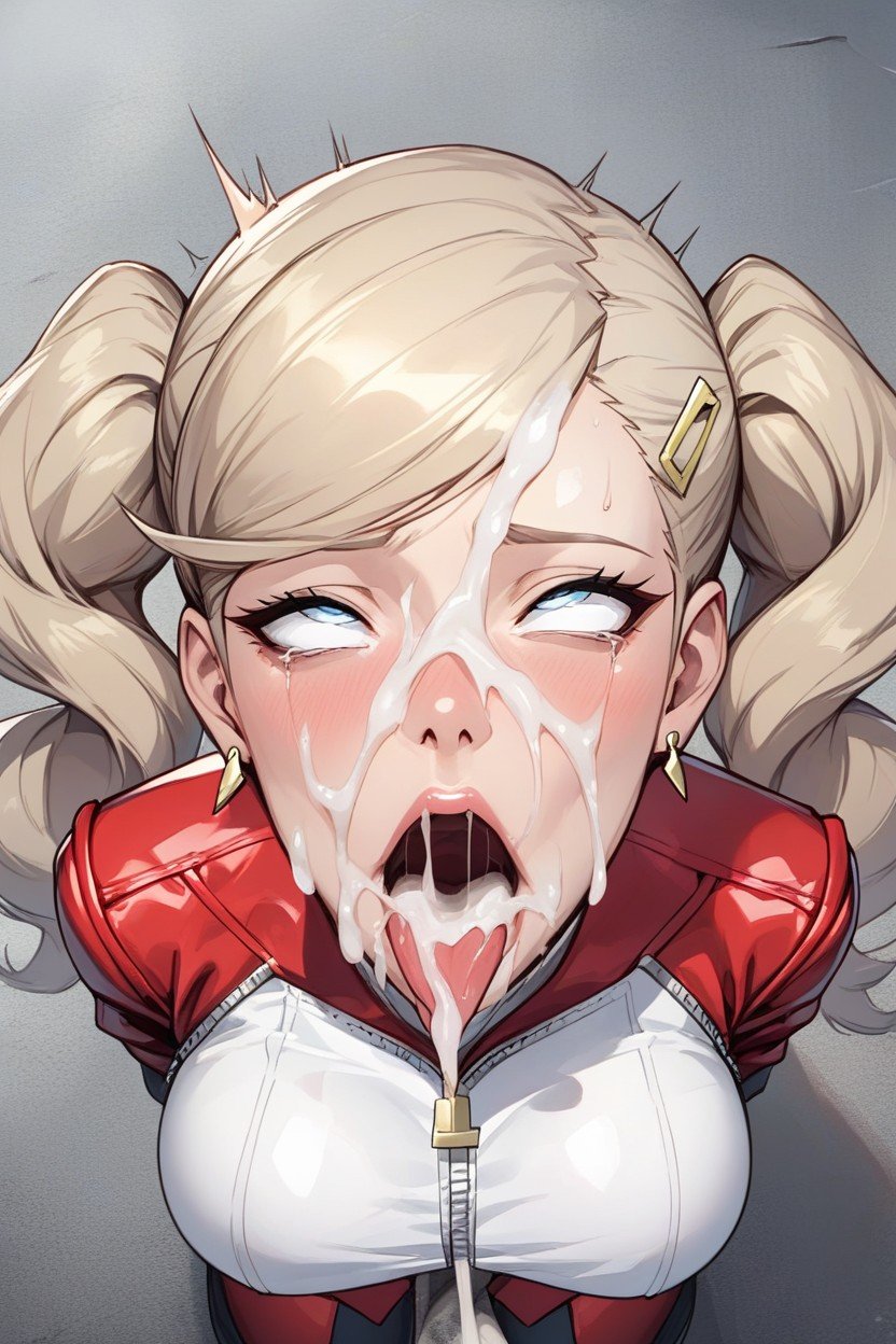 Ahegao, Ann Takamaki From Persona, Cuerpo CompletoPorno AI Furry