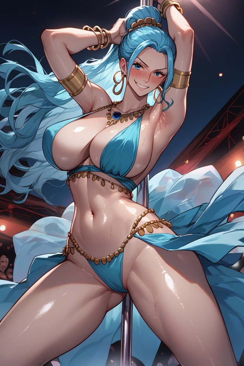 脱内裤, Blue Belly Dancer, 塗油的皮膚 AI黃片