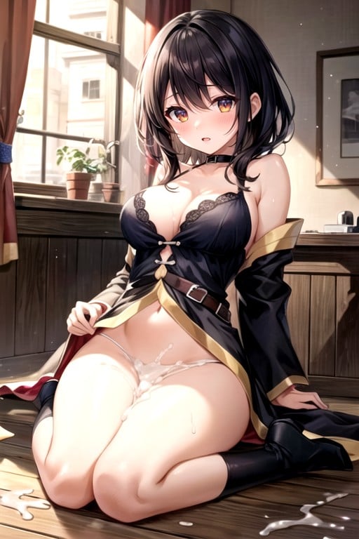 Empapada De Semen, Creampie Masivo, Megumin Shemale AI Porn