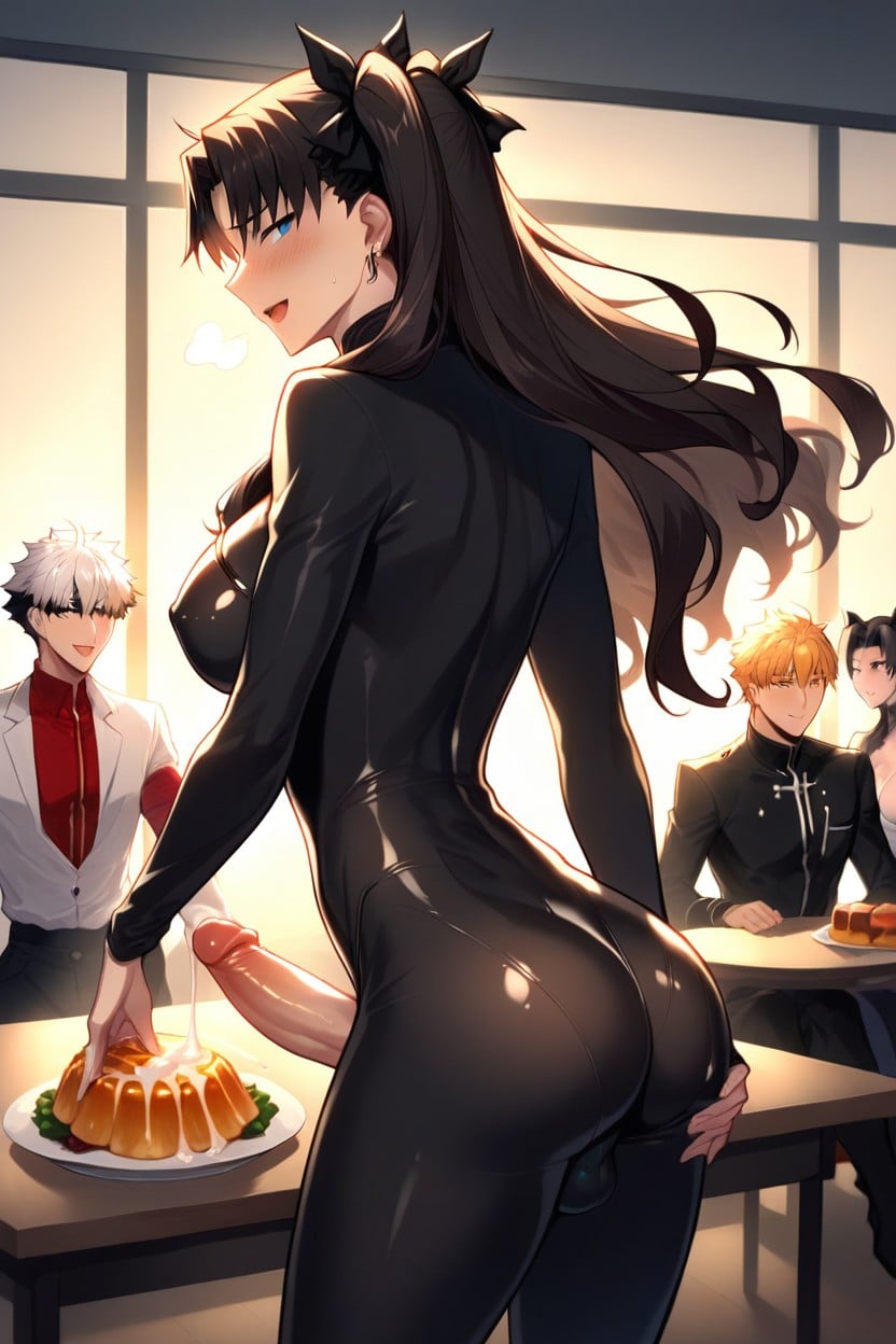 Small Ass, Futa On Top, Colorful Shemale AI Porn