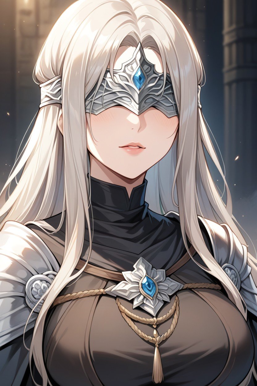 Ultra Detailed, Canonical Clothed Young Woman, Eyes CoveredAIポルノ