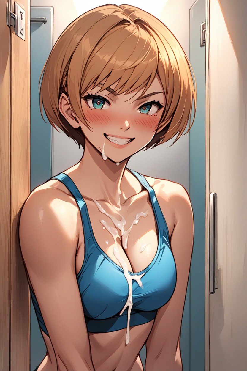 Blue Panties, Serrer Les Seins, Chie SatonakaPorno IA