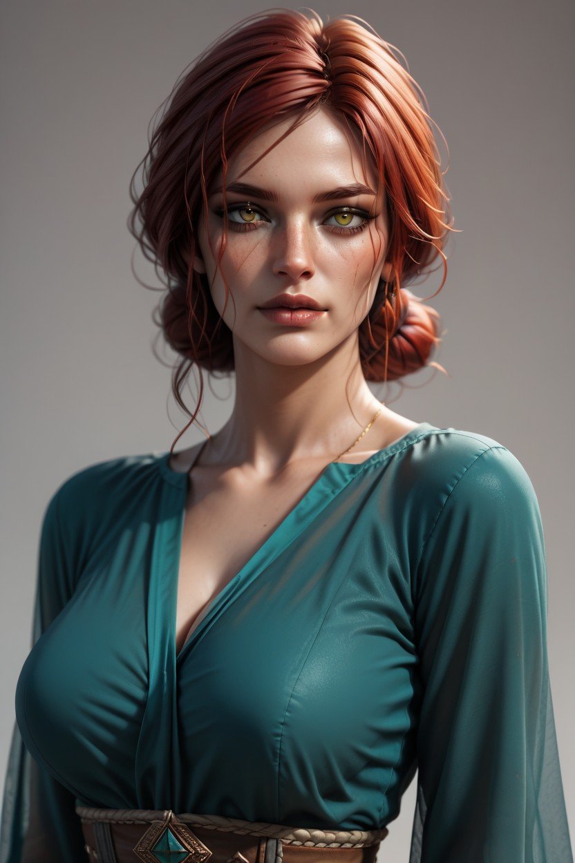 Triss Merigold From Witcher Pornografia de IA