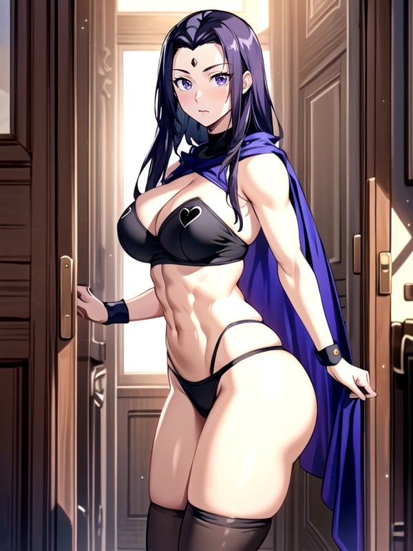 Peau Pâle, Raven (teen Titans), Style ChaleureuxPorno IA Hentai