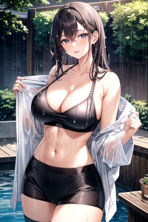 Wet Clothes, Muscular, 50+ Hentai AI Porn