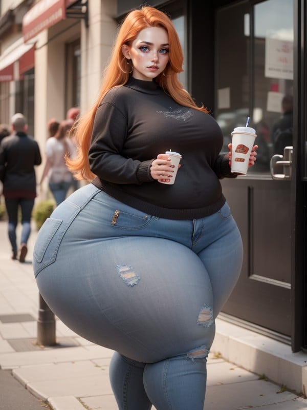 Extremely Large Ass, Ultra Fat, Massive Ass AI Porn