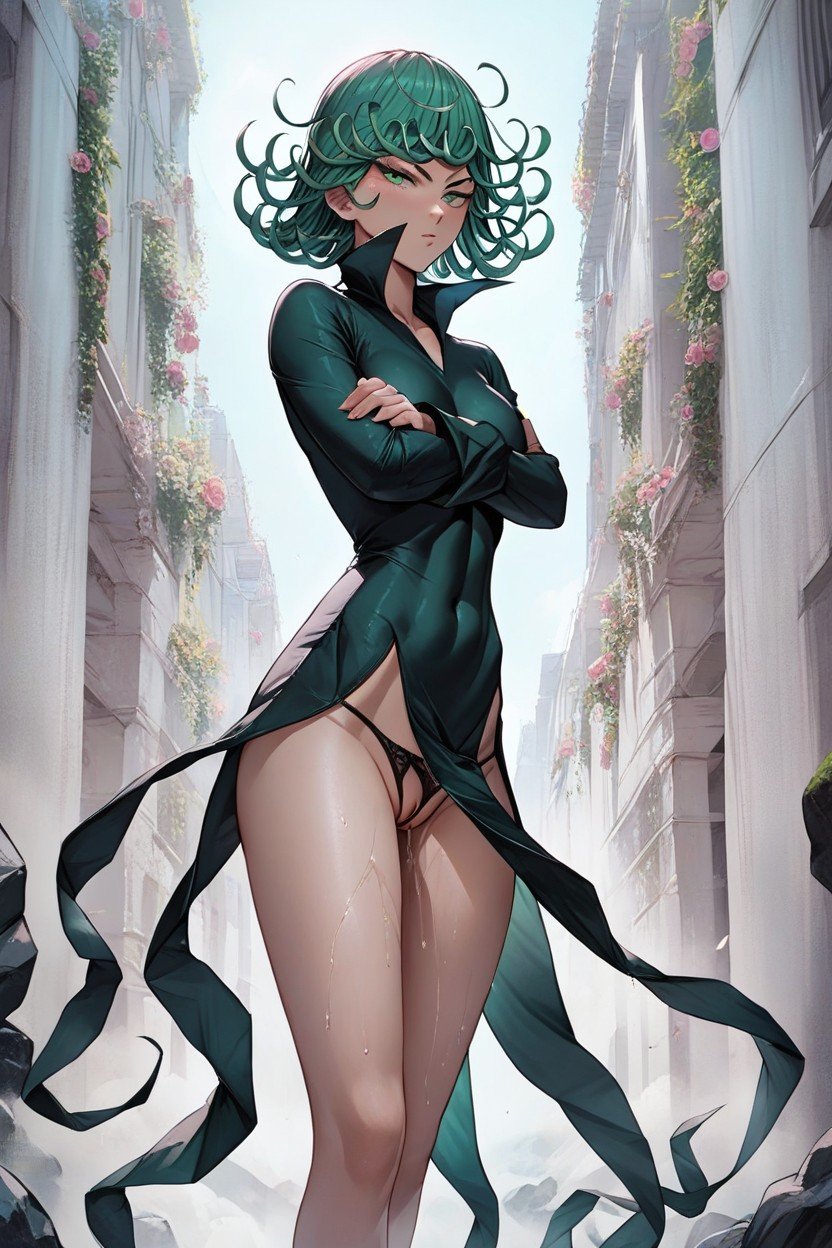 Tatsumaki, Detailed Vagina, One Punch ManAI 포르노