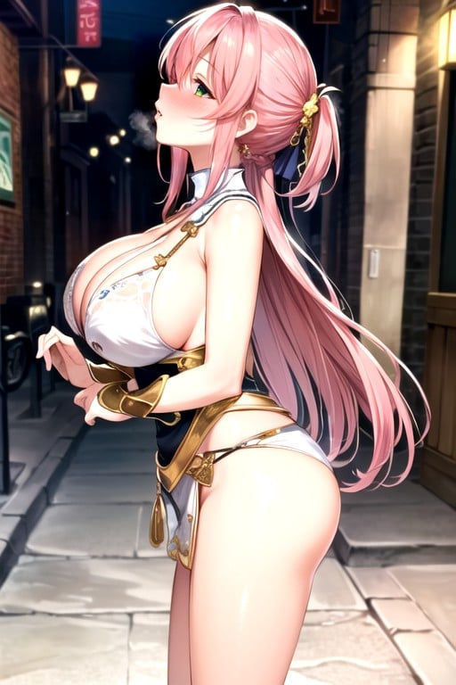 Big Breasts, Armadura, WomanPorno AI