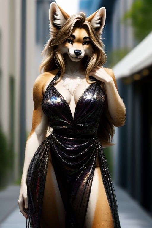 Straight, Model, Long Length Furry AI Porn