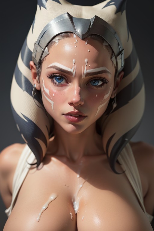 Culo Pequeño, Ahsoka Tano (star Wars), Pechos NaturalesPorno AI Hentai