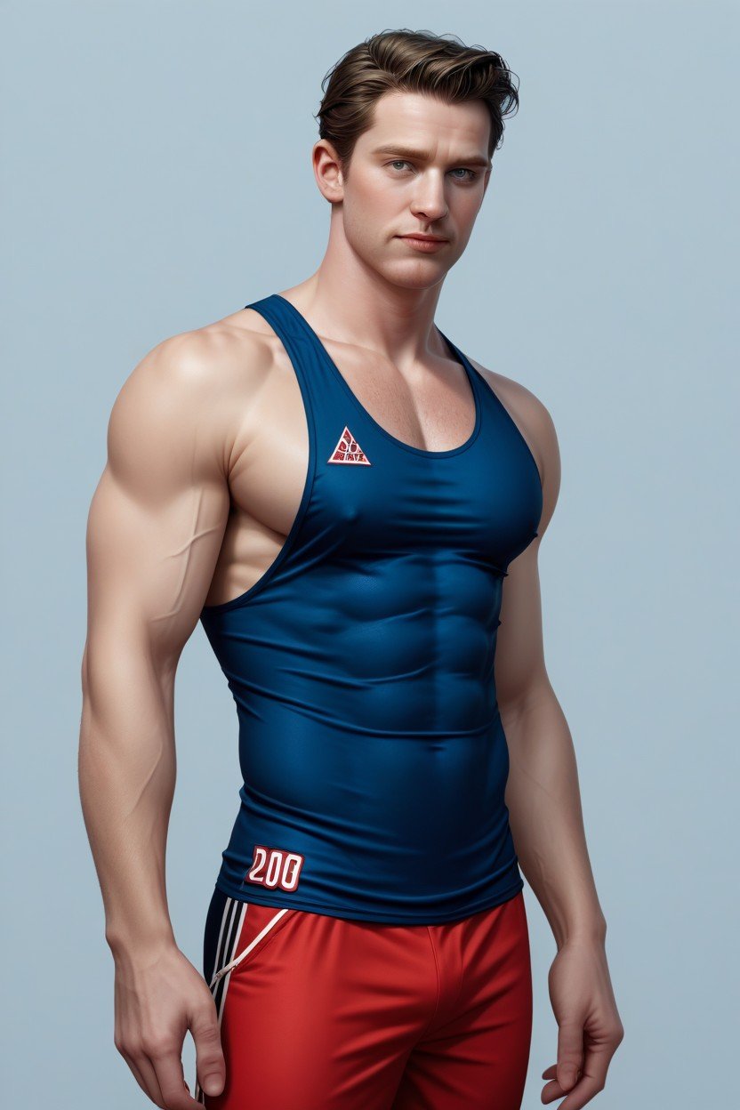 Tom Holland In Wrestling Singlet, Face Of Tom Holland, 18 AI Gay Porn