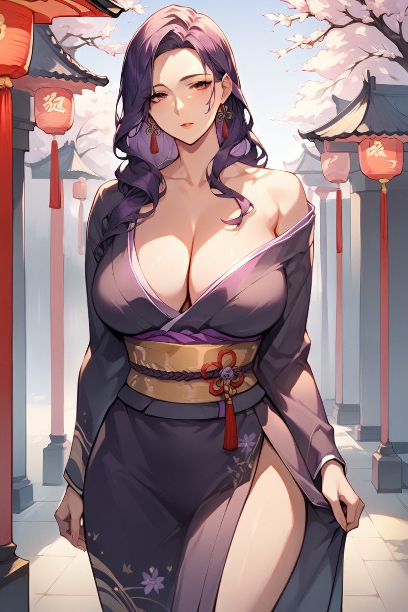 Large Breast, Kimono, Large Ass AI Porn