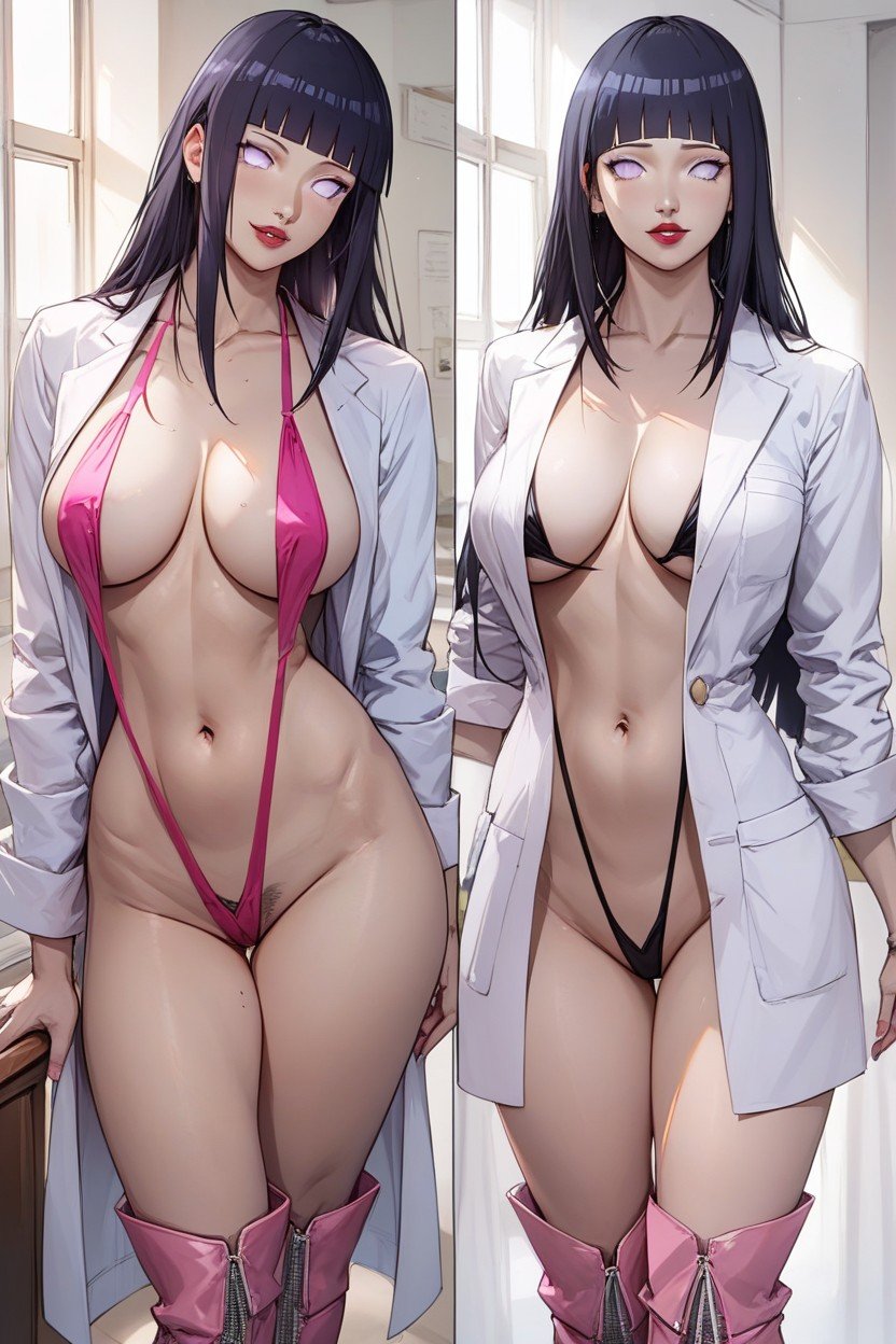 站立, Hyuuga Hinata From Naruto And Sex, Hinata Hyuuga As School TeacherAI黃片