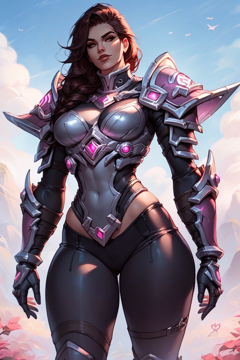 With Mech, Brunette, World Of Warcraft Style ArmorHentai KI Porno