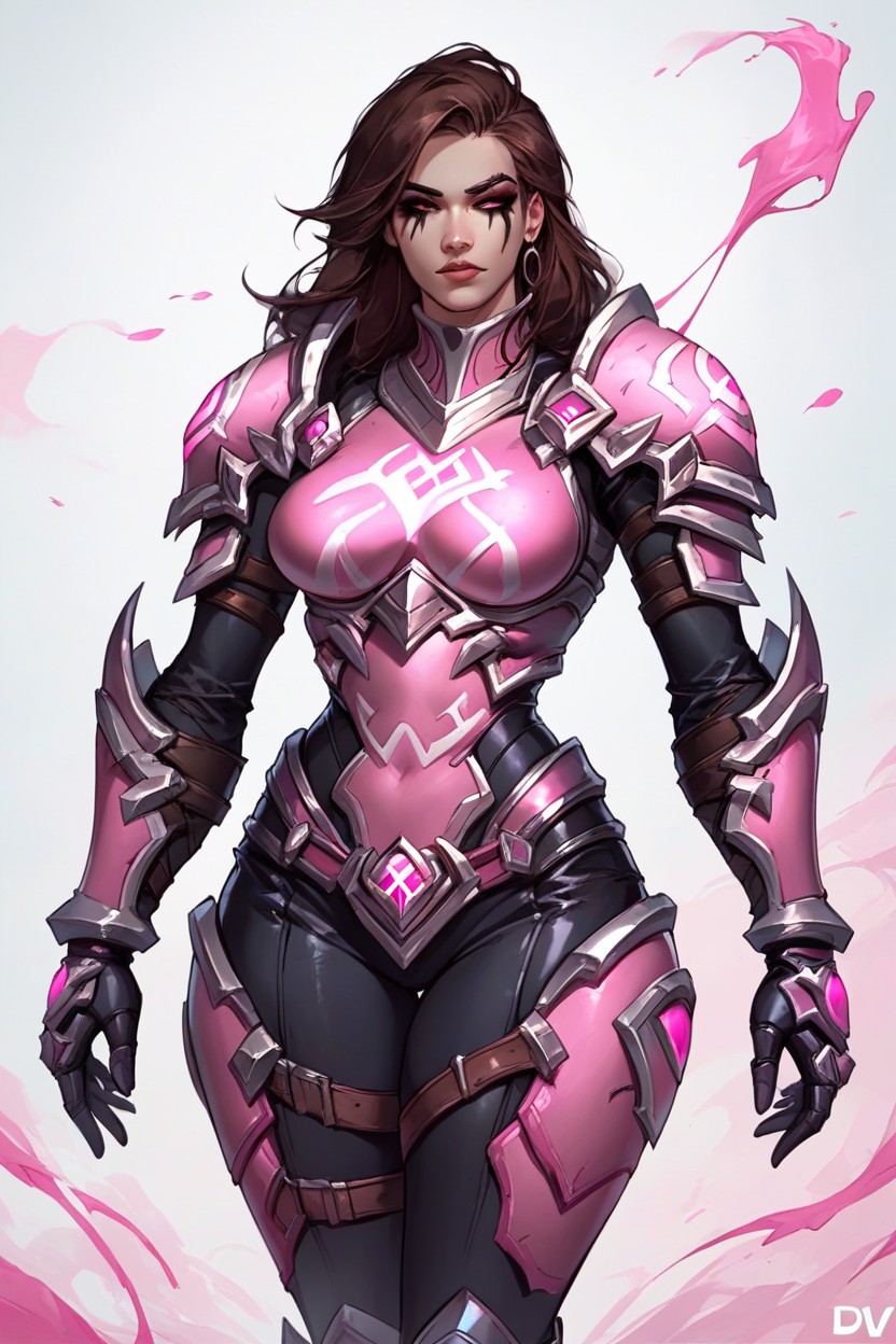 Black Under Clothes, Large Breast, Dva Character From Overwatch AI Porn