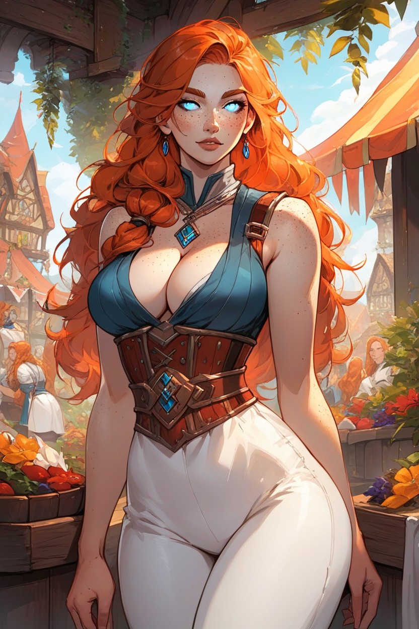 Ginger, Sleeveless Bodysuit, "assumi" From World Of Warcraft AI Porn