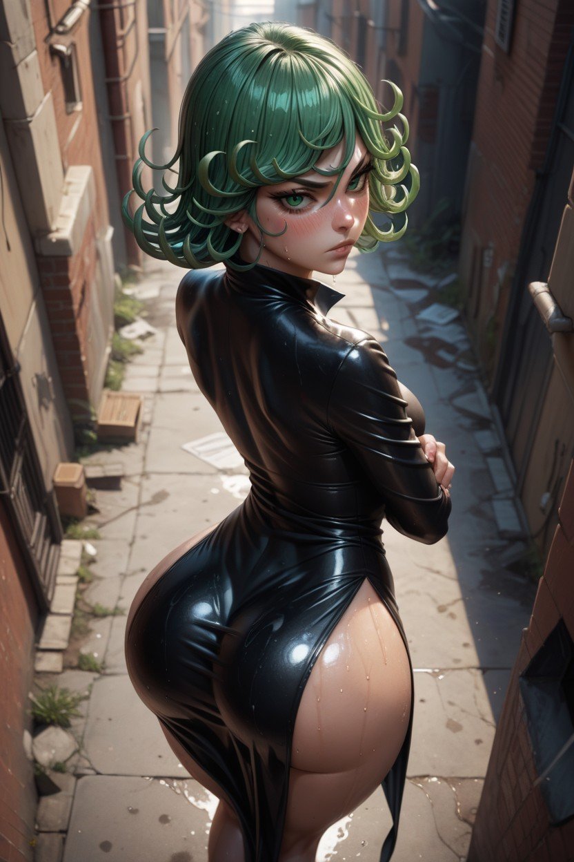 Tatsumaki, Alley, Big Ass Pornografia de IA