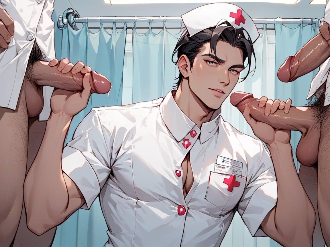 群交, Hospital, EnfermeraPorno AI Hentai